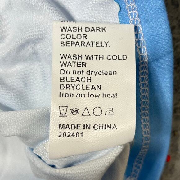 Winnie The Pooh Tee Youth 8-9 Blue White Tie-Dye Disney PatPat T-Shirt NEW - Picture 6 of 9